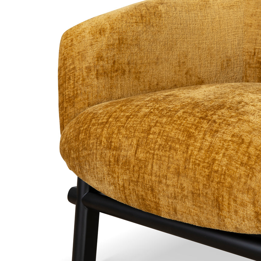 Fabric Armchair - Ochre - View 9