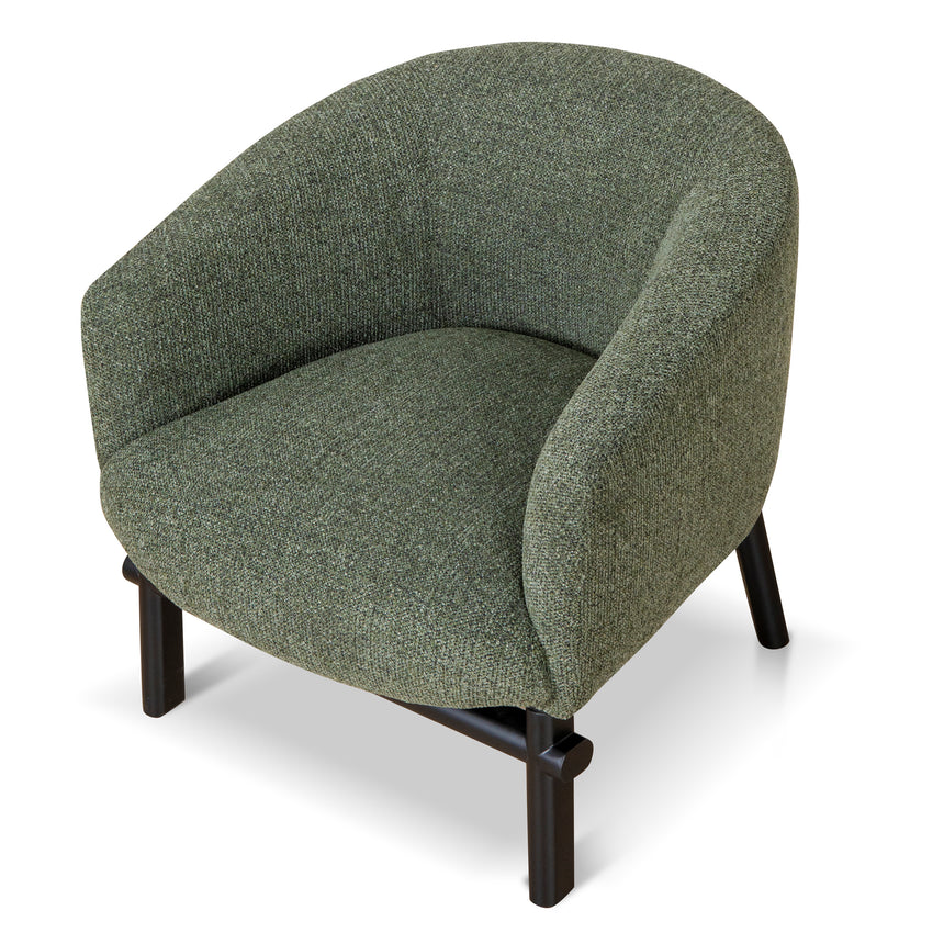Fabric Armchair - Coral Dark Green - View 5