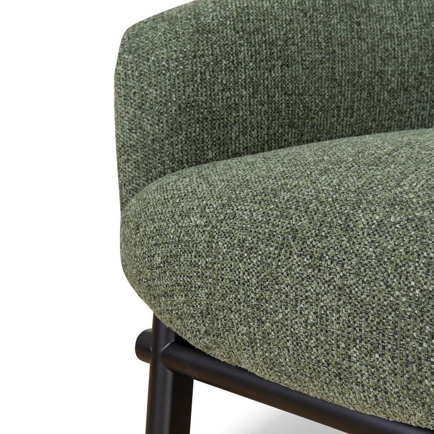 Fabric Armchair - Coral Dark Green - View 8