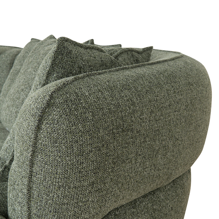 Right Chaise Sofa - Coral Dark Green - View 15