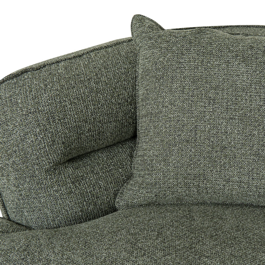 Right Chaise Sofa - Coral Dark Green - View 16