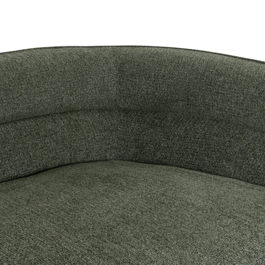 Right Chaise Sofa - Coral Dark Green - View 8