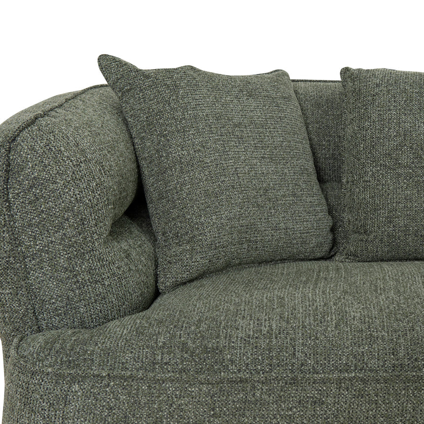 Right Chaise Sofa - Coral Dark Green - View 10