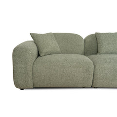 CLC10088-OLS 4 Seater Sofa - Coral Light Green