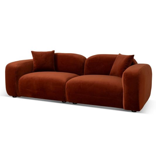 CLC10368-OLS 3 Seater Sofa - Umber Orange