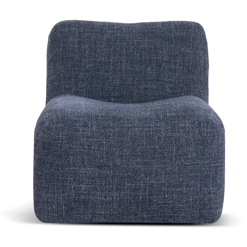 Fabric Lounge Chair - Moss Navy - View 2