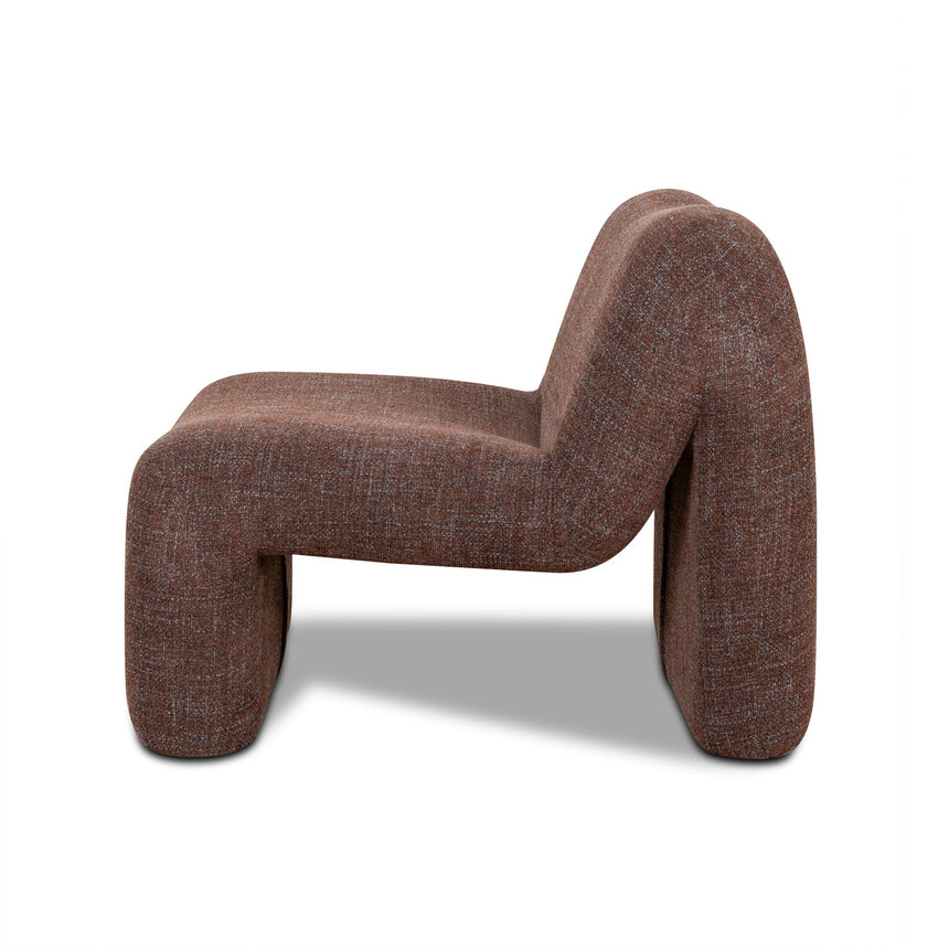 Fabric Lounge Chair - Moss Brown - View 3
