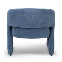 CLC10104-KSO Fabric Armchair - Navy Blue