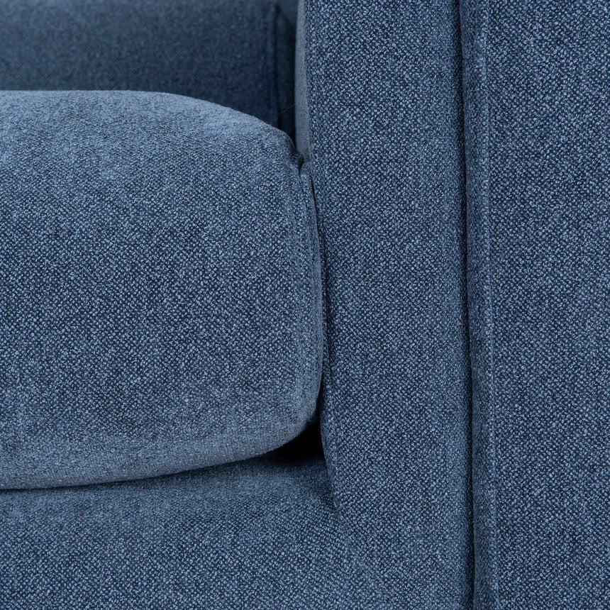 Fabric Armchair - Navy Blue - View 14