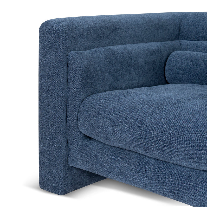 Fabric Armchair - Navy Blue - View 8