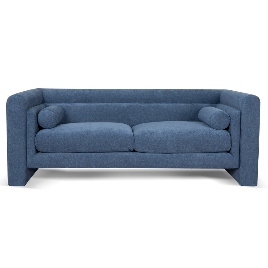 2 Seater Fabric Sofa - Navy Blue - View 2