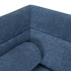 CLC10111-KSO 3 Seater Fabric Sofa - Navy Blue