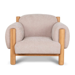 Natural Armchair | Nicki Blush | Myka Home