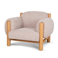 Natural Armchair | Nicki Blush | Myka Home