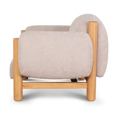 Natural Armchair | Nicki Blush | Myka Home