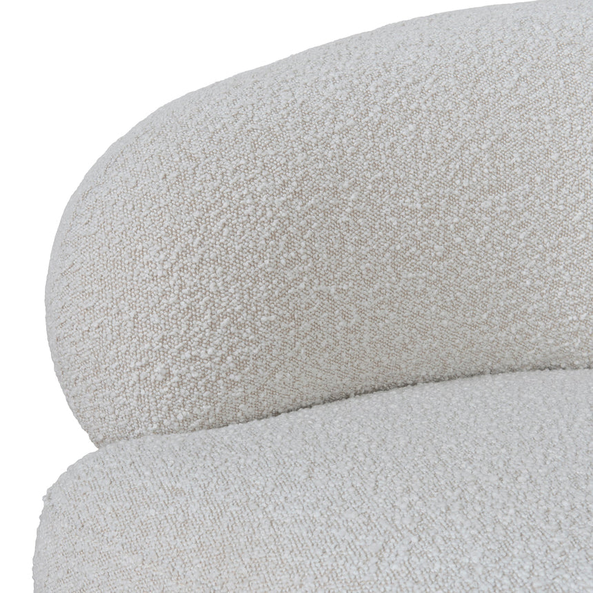 Armchair - Off White Boucle - View 10
