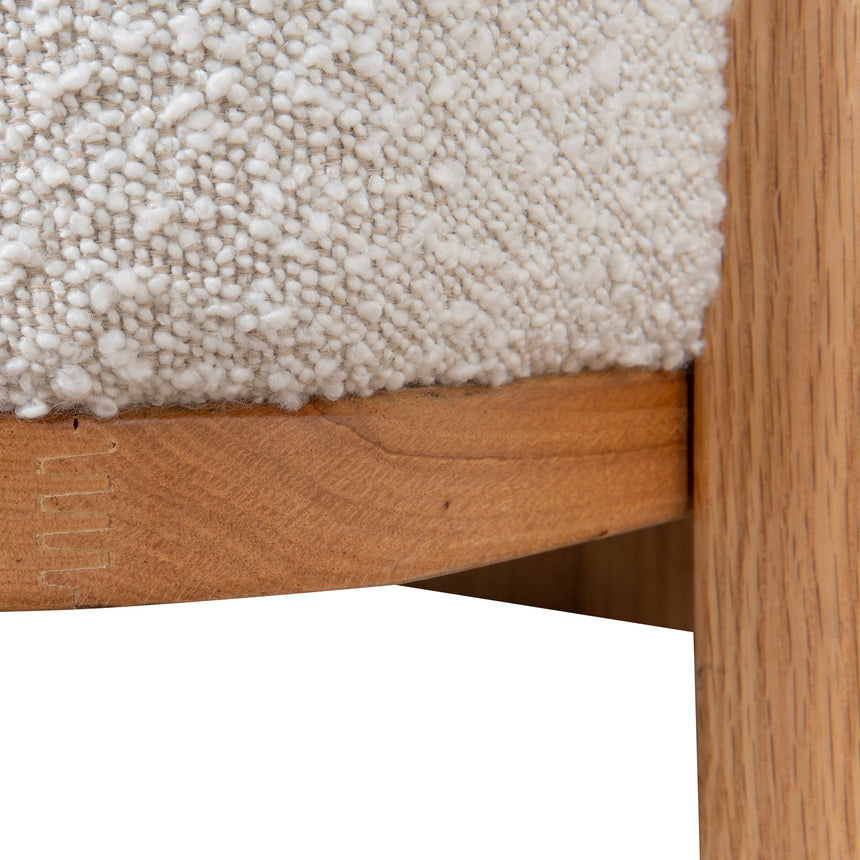 Armchair - Off White Boucle - View 14