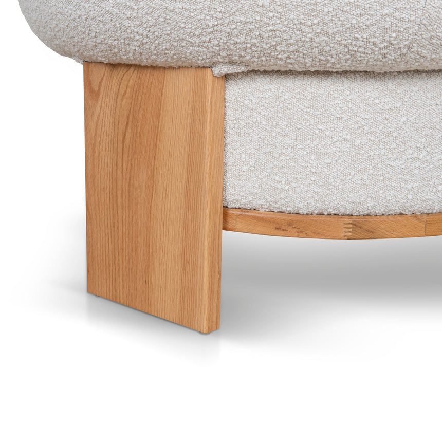 Armchair - Off White Boucle - View 11