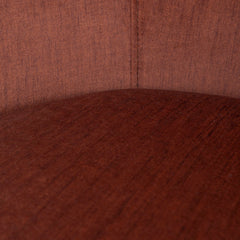 CLC10158-CA Fabric Swivel Armchair - Rustic Orange