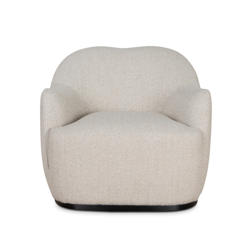 Fabric Armchair - Beige - View 2