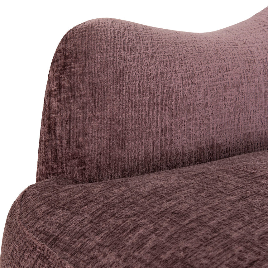 Fabric Armchair - Plum - View 9
