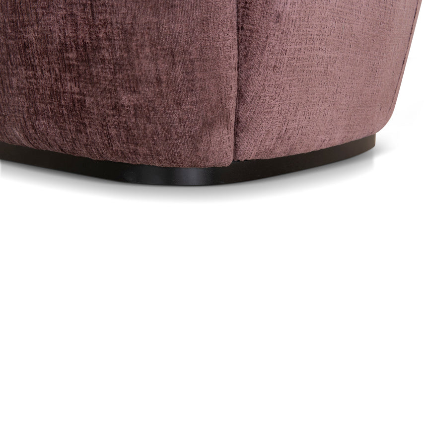 Fabric Armchair - Plum - View 12
