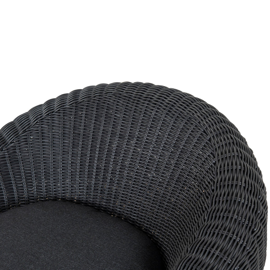 Outdoor Lounge Chair - Full Black - View 10