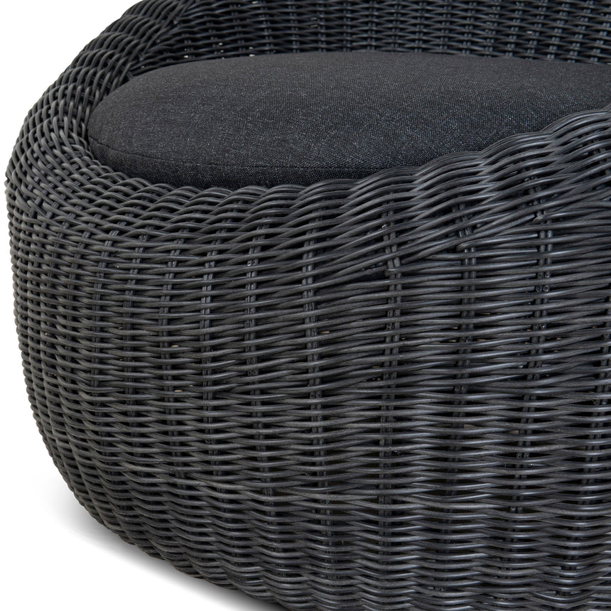Outdoor Lounge Chair - Full Black - View 13
