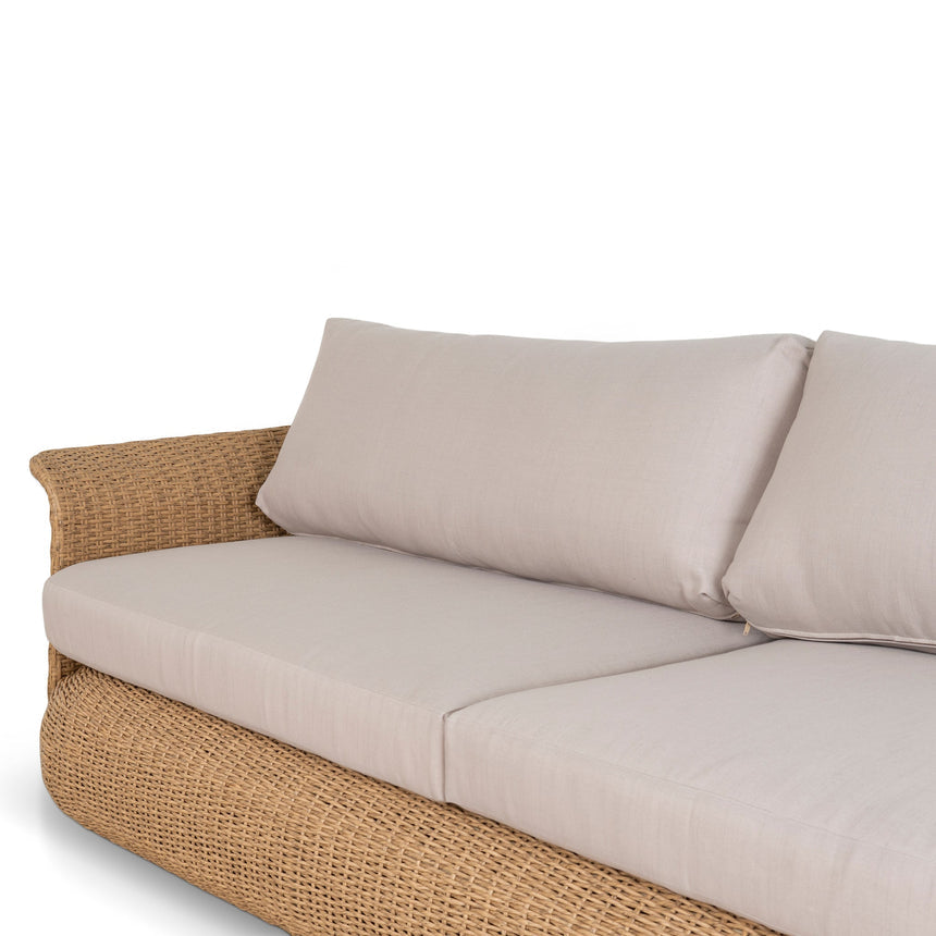 Outdoor 3 Seater Sofa - Natural Taupe - View 7