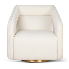 CLC10195-CA Swivel Armchair - White