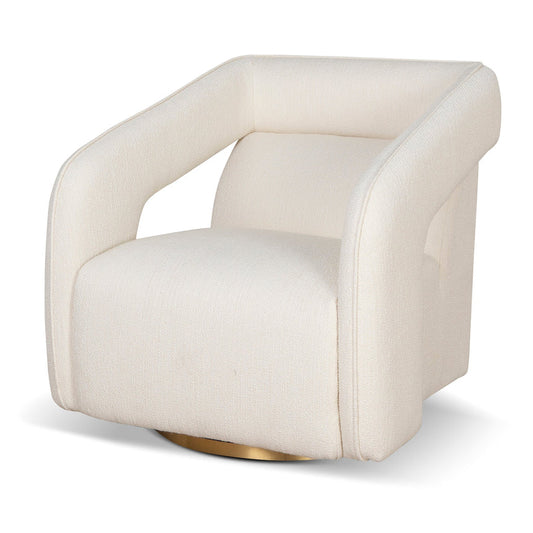 CLC10195-CA Swivel Armchair - White