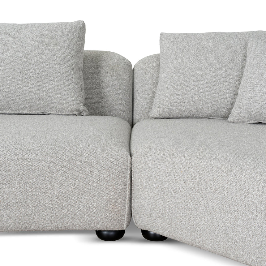 3 Seater Right Chaise Sofa - Clay Grey - View 16