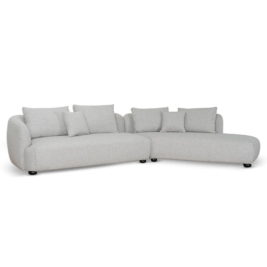 CLC10203-CA 3 Seater Right Chaise Sofa - Clay Grey
