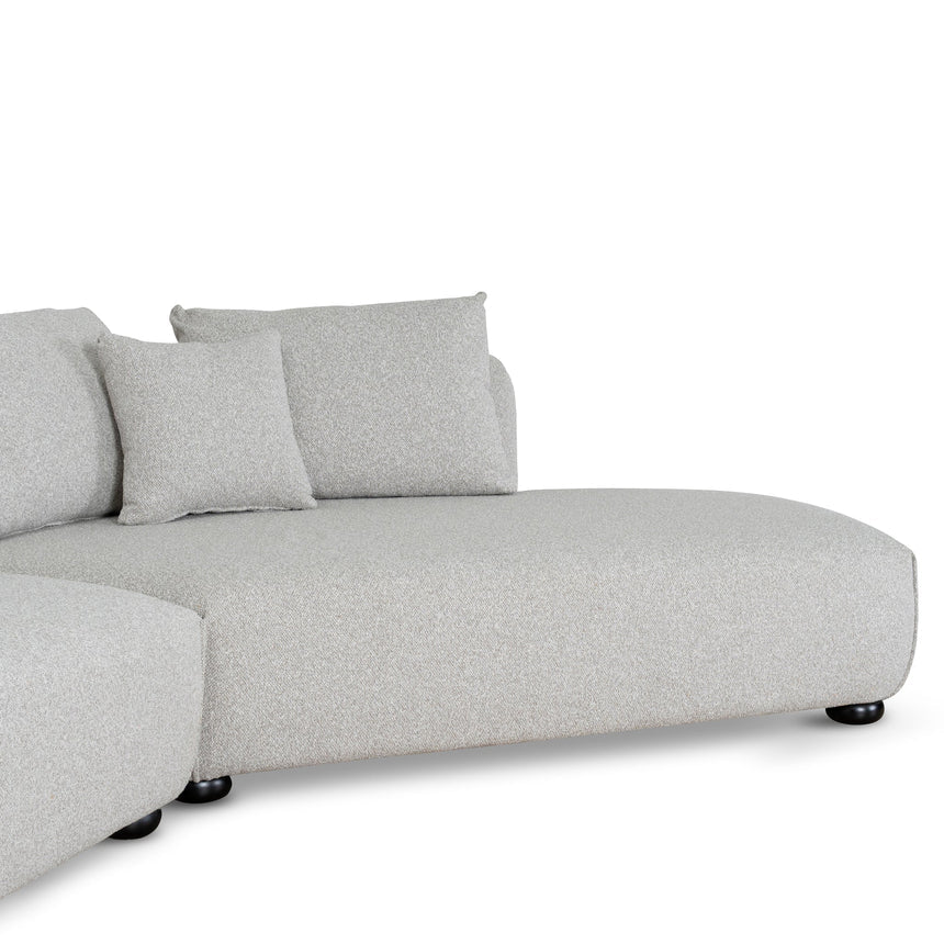 3 Seater Right Chaise Sofa - Clay Grey - View 8