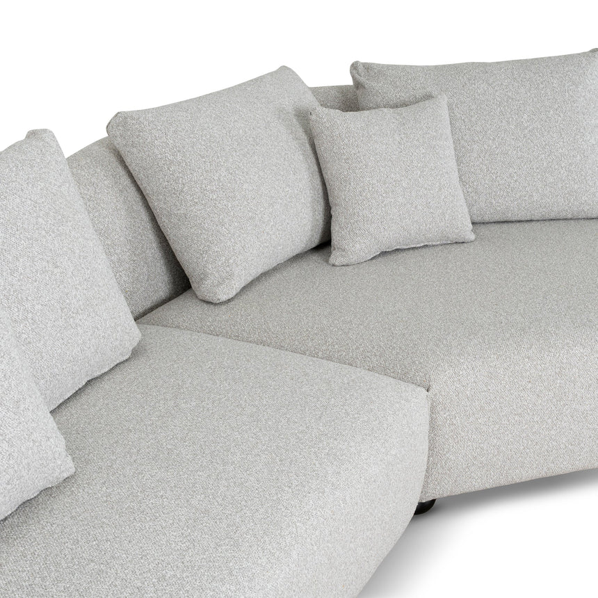 3 Seater Right Chaise Sofa - Clay Grey - View 10