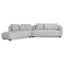 3 Seater Left Chaise Sofa | Clay Grey | Myka Home