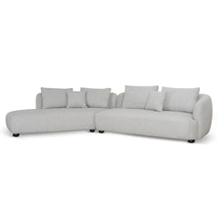 3 Seater Left Chaise Sofa | Clay Grey | Myka Home