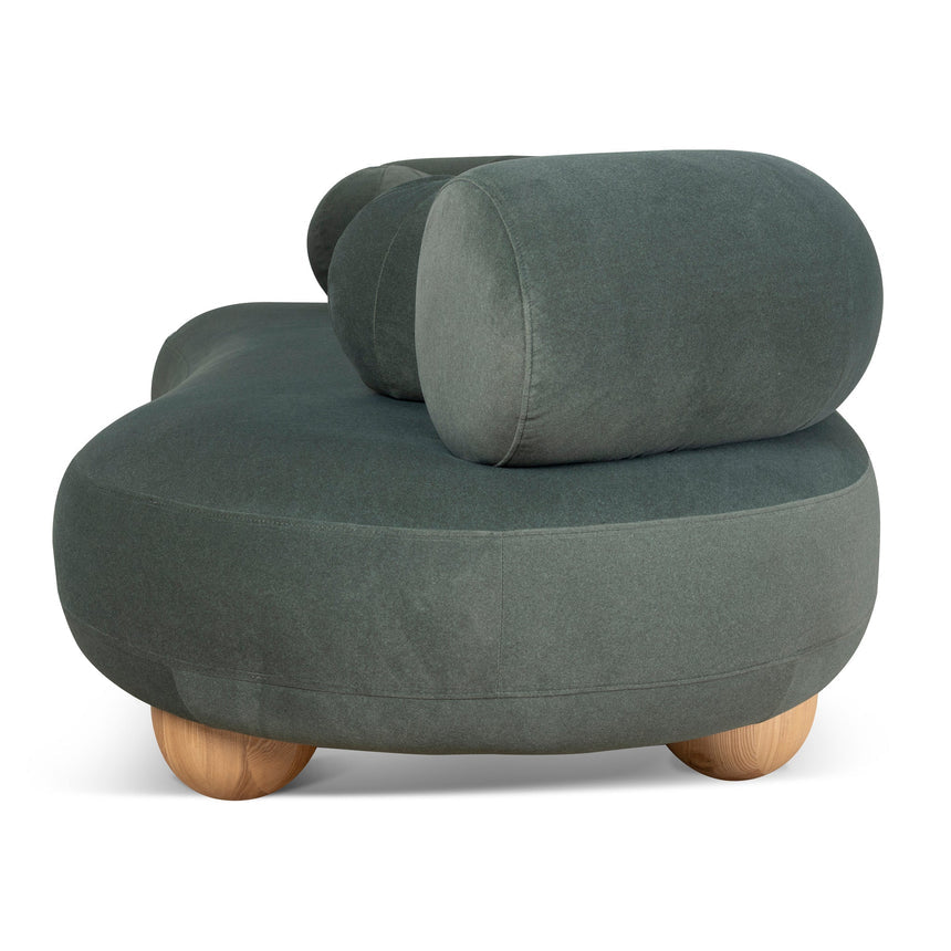 3 Seater Sofa - Burnt Green - View 7