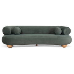 CLC10265-CA 3 Seater Sofa - Burnt Green
