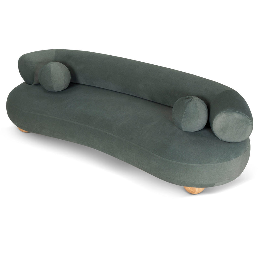 3 Seater Sofa - Burnt Green - View 4