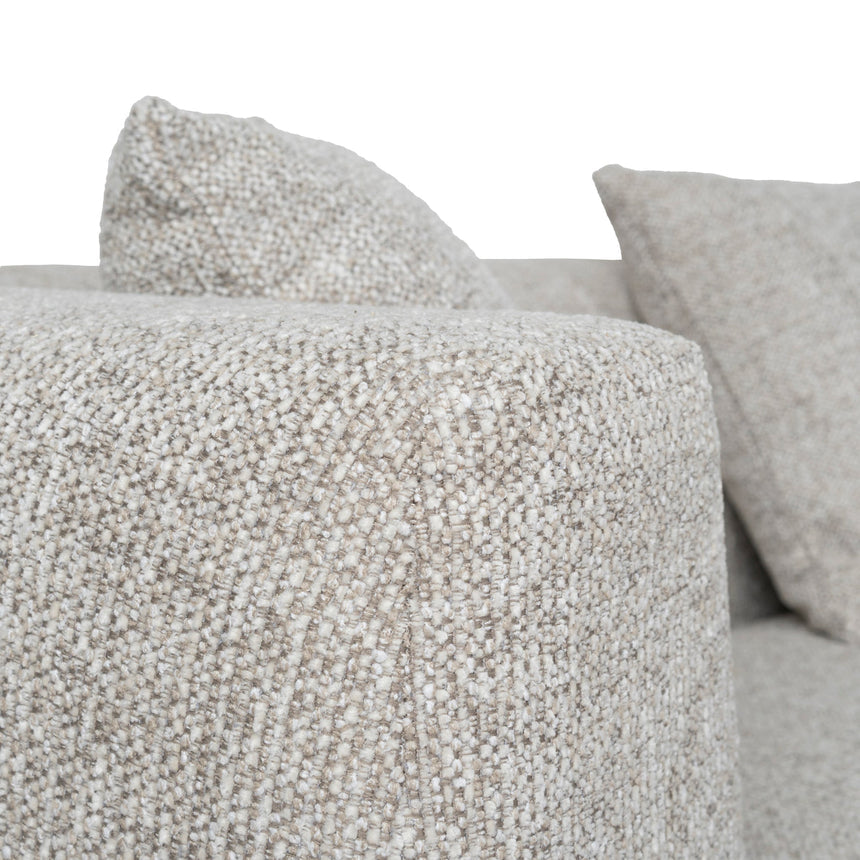 Modular Right Chaise Sofa - Coral Natural Linen - View 14