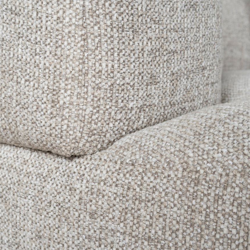 Modular Right Chaise Sofa - Coral Natural Linen - View 17