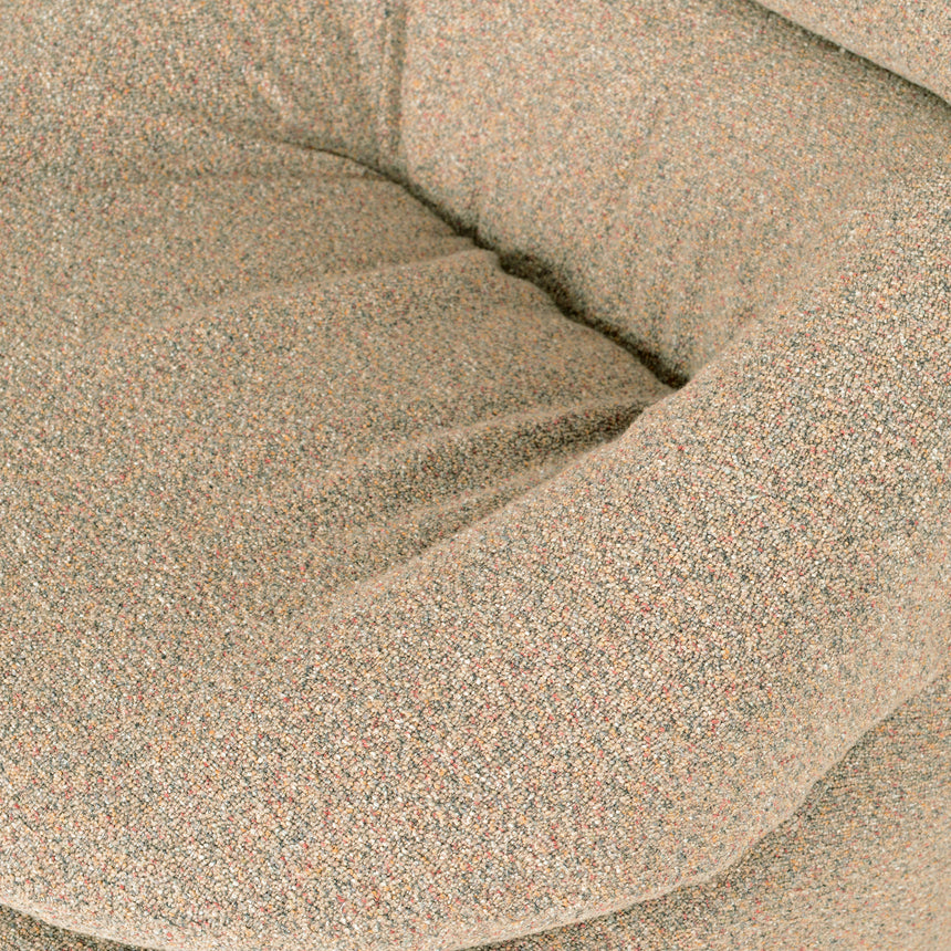 Swivel Lounge Chair - Granite Boucle - View 7