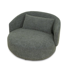 Swivel Armchair | Moss Green | Myka Home