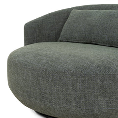 Swivel Armchair | Moss Green | Myka Home