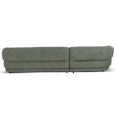 CLC10374-KJ Left Chaise Sofa - Coral Dark Green