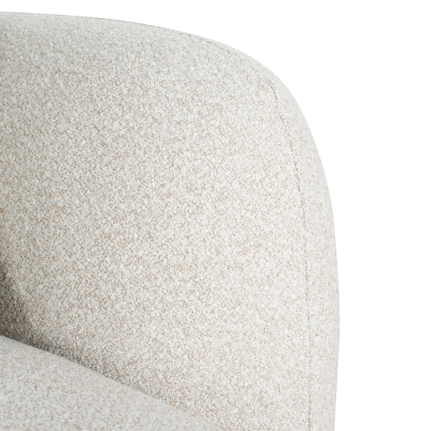 3 Seater Right Chaise Sofa - Oatmeal Beige - View 13