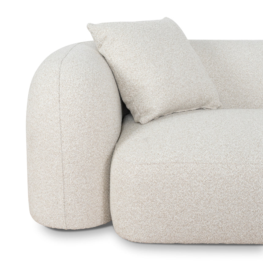 3 Seater Right Chaise Sofa - Oatmeal Beige - View 21