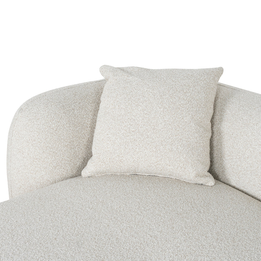 3 Seater Left Chaise Sofa - Oatmeal Beige - View 12