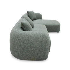 CLC10387-AE 3 Seater Right Chaise Sofa - Amazon Green